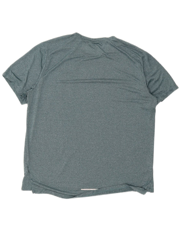 Ανδρικό μπλουζάκι για τρέξιμο Nike Top XL Sports με πράσινες ίνες πολυεστέρα