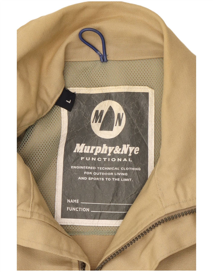Murphy & Nye Mens Windbreaker Jacket UK 40 Large Beige