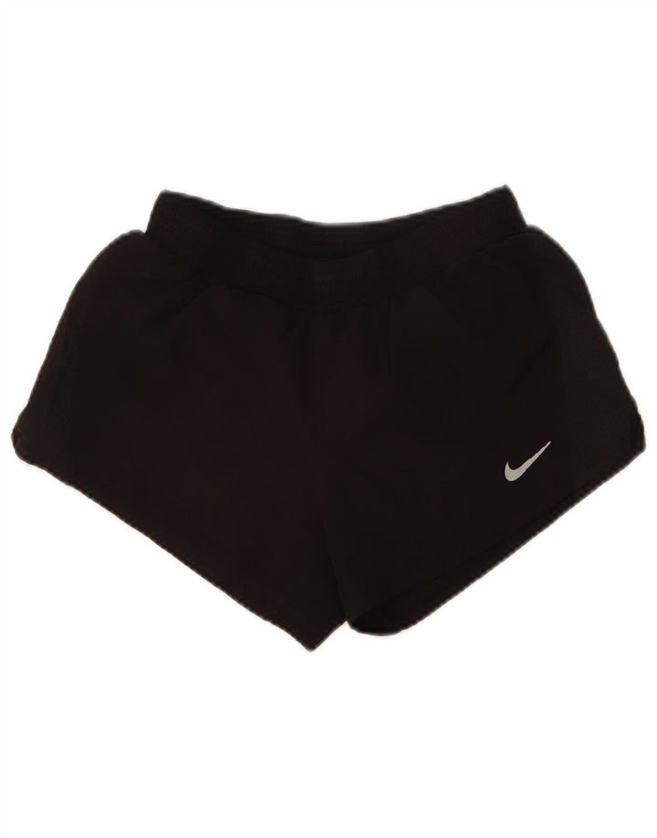 Γυναικείο αθλητικό σορτς Nike Dri Fit UK 10 Μικρό μαύρο πολυεστέρα