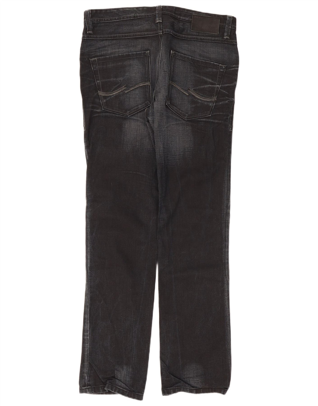 Jack & Jones Ανδρικό τζιν ίσιο W36 L34 Μαύρο