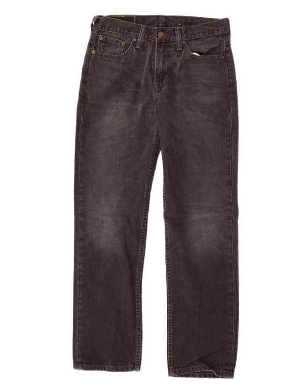 Levi's Womens 514 Straight Jeans W30 L32 Μαύρο βαμβακερό