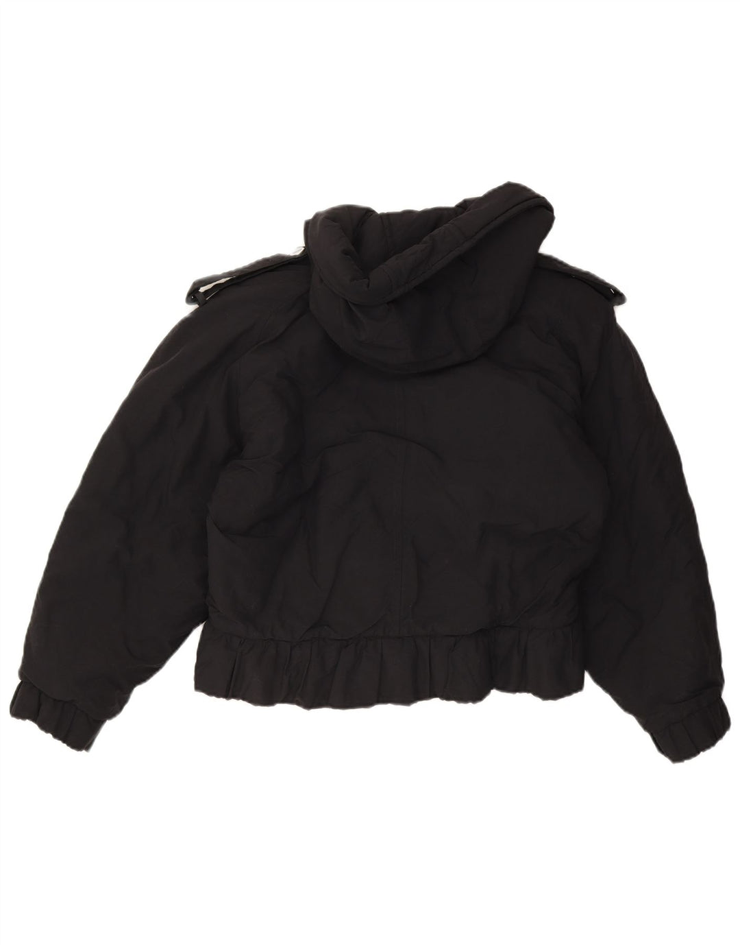 MAX MARA Womens Double Breasted Padded Jacket UK 14 Medium Navy Blue