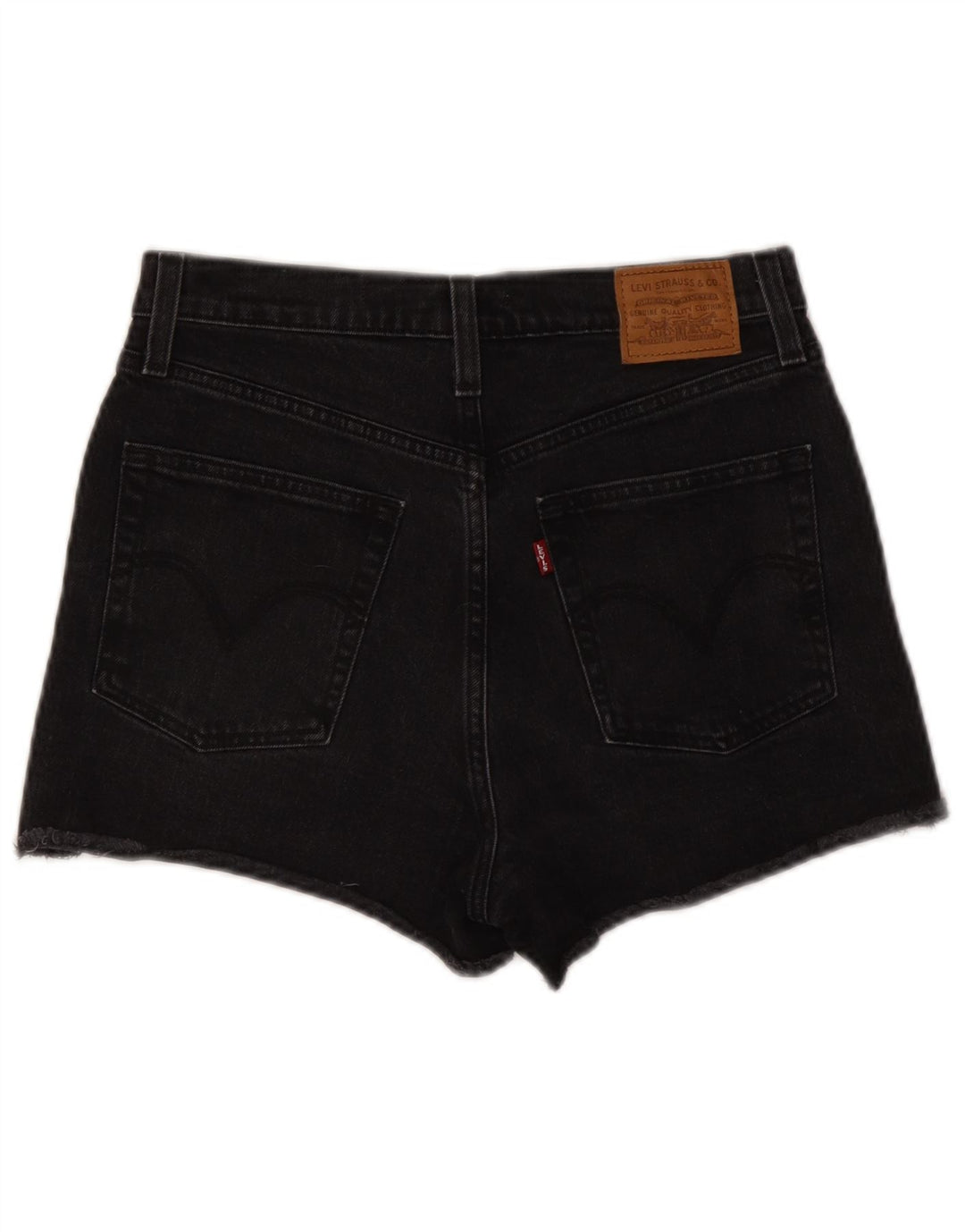 Γυναικείο τζιν σορτς Levi's W29 μεσαίο μαύρο βαμβακερό