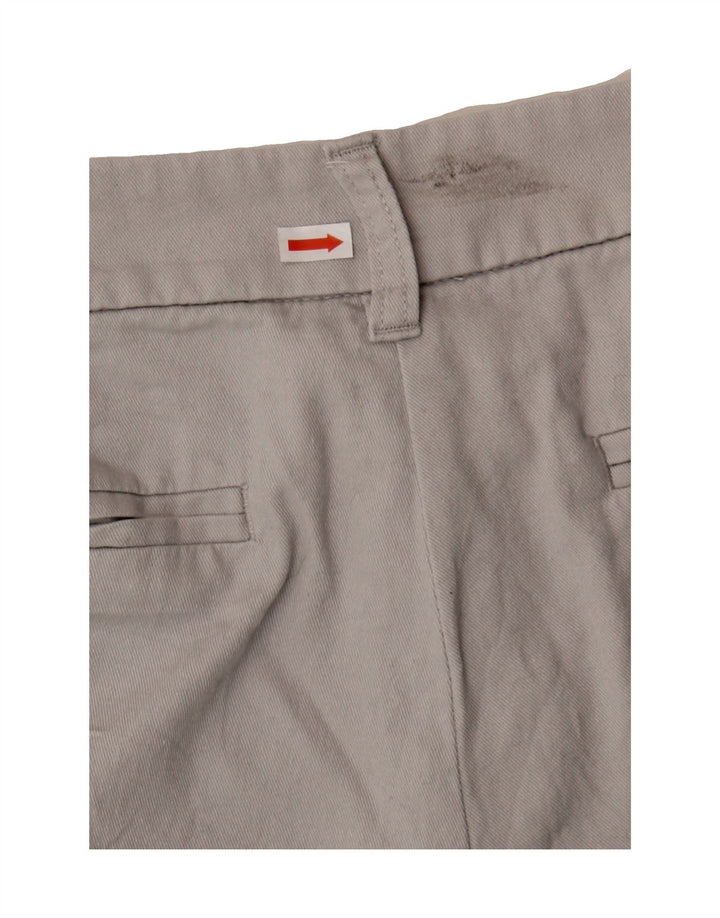 J. CREW Womens Chino Shorts US 6 Medium W32  Grey Cotton Vintage J. Crew and Second-Hand J. Crew from Messina Hembry 