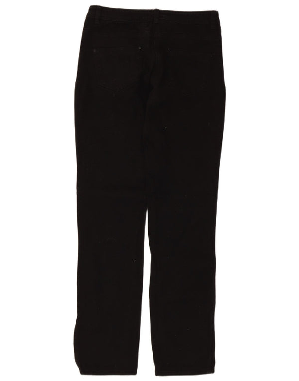 M&Co Γυναικεία Slim Fit Casual Παντελόνι UK 10 Small W30 L29 Μαύρο βαμβακερό