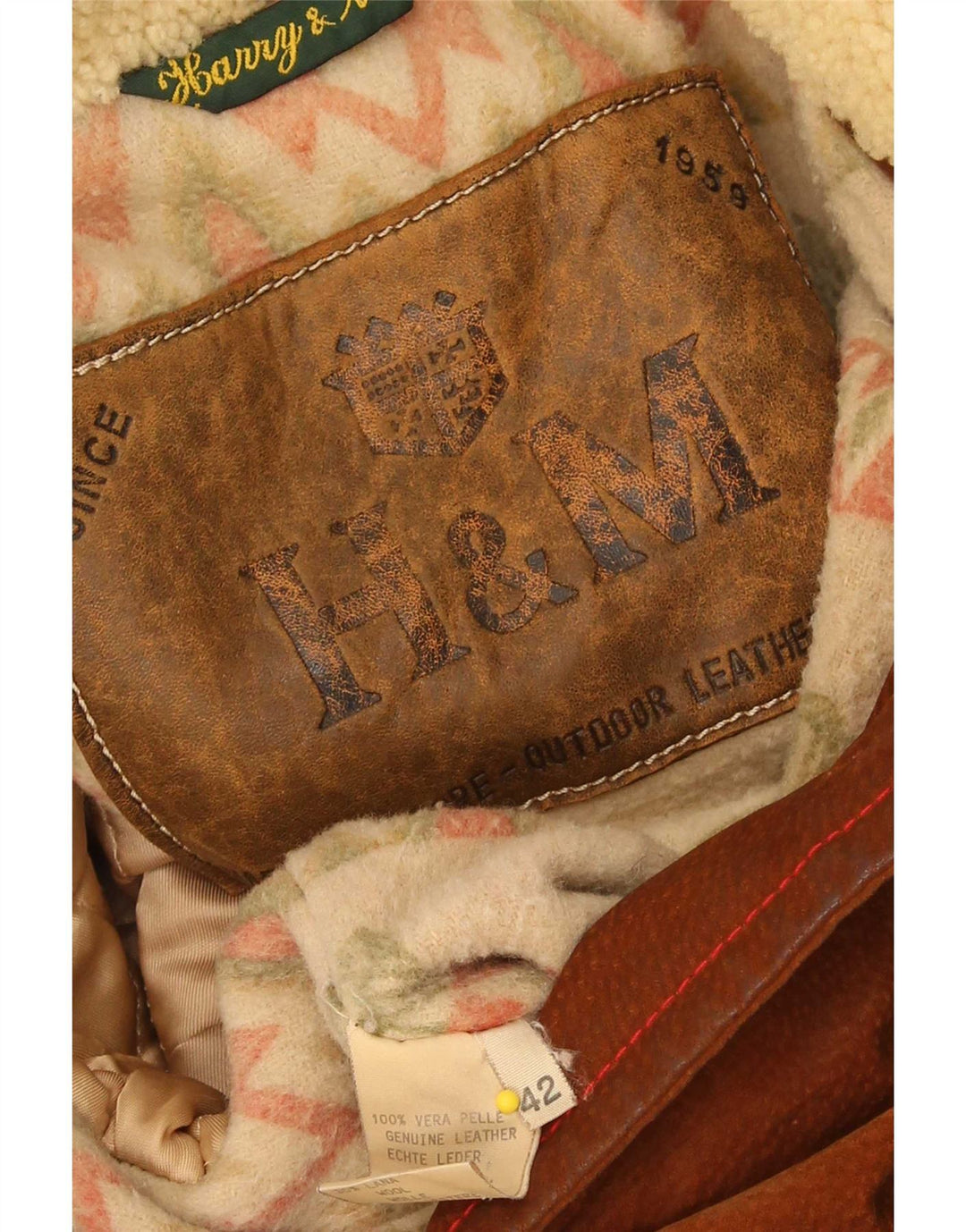 Harry&Moore Womens Oversized Suede Overcoat IT 42 Medium Brown Leather