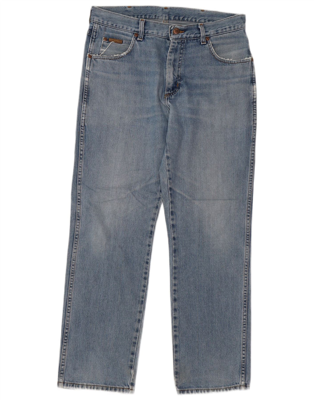 Ανδρικό τζιν Wrangler ίσιο W33 L30 Μπλε βαμβακερό