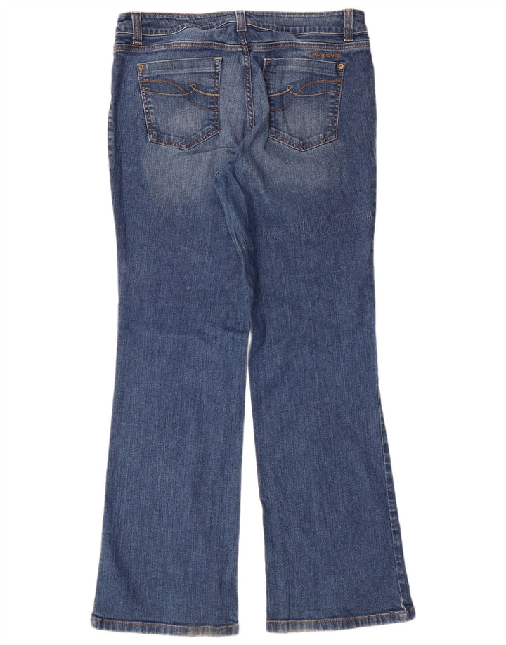 Dkny Γυναικεία Bootcut Jeans US 16 2XL W35 L32 Μπλε βαμβακερό