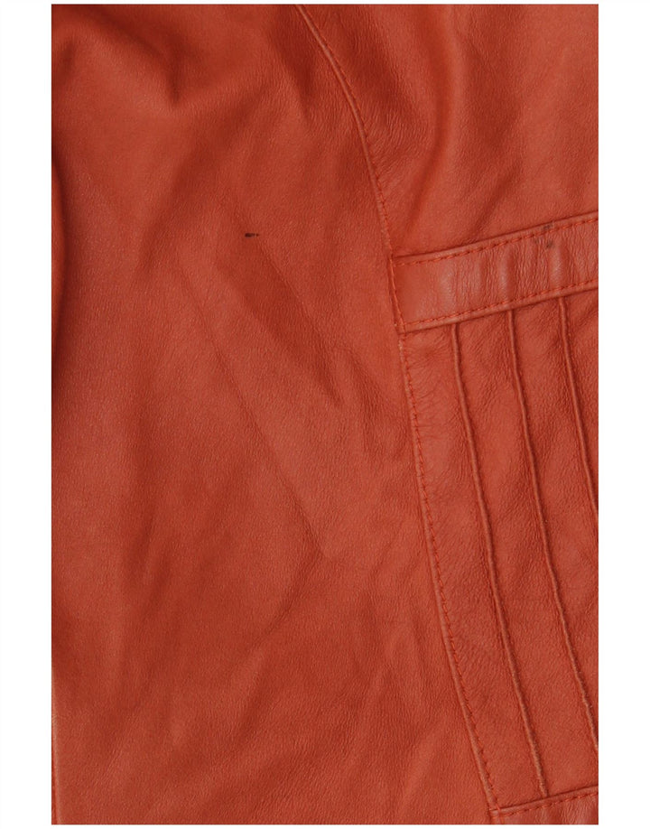 ELEGANCE PARIS Γυναικείο σακάκι σακάκι με 2 κουμπιά UK 20 2XL καφέ δέρμα