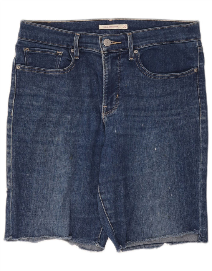 Γυναικείο τζιν σορτς Levi's 312 W30 μεσαίο μπλε βαμβακερό