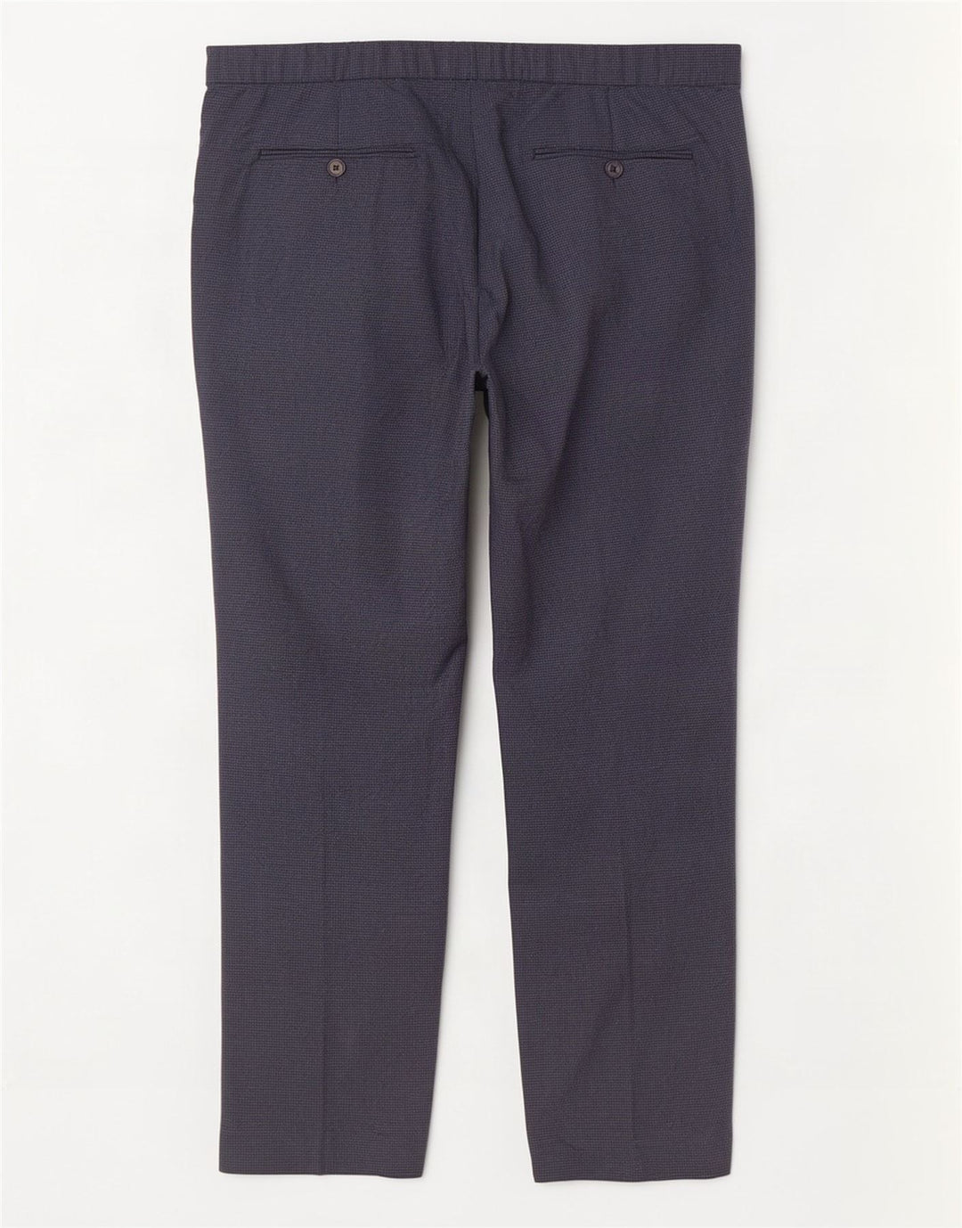 Ανδρικό ίσιο παντελόνι Marks & Spencer W40 L29 Navy Blue Houndstooth