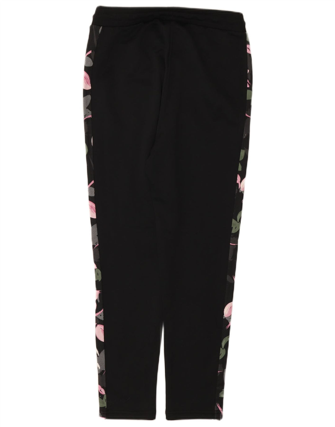 Puma Γυναικεία φόρμα παντελόνι UK 10 Small Black Floral Polyester