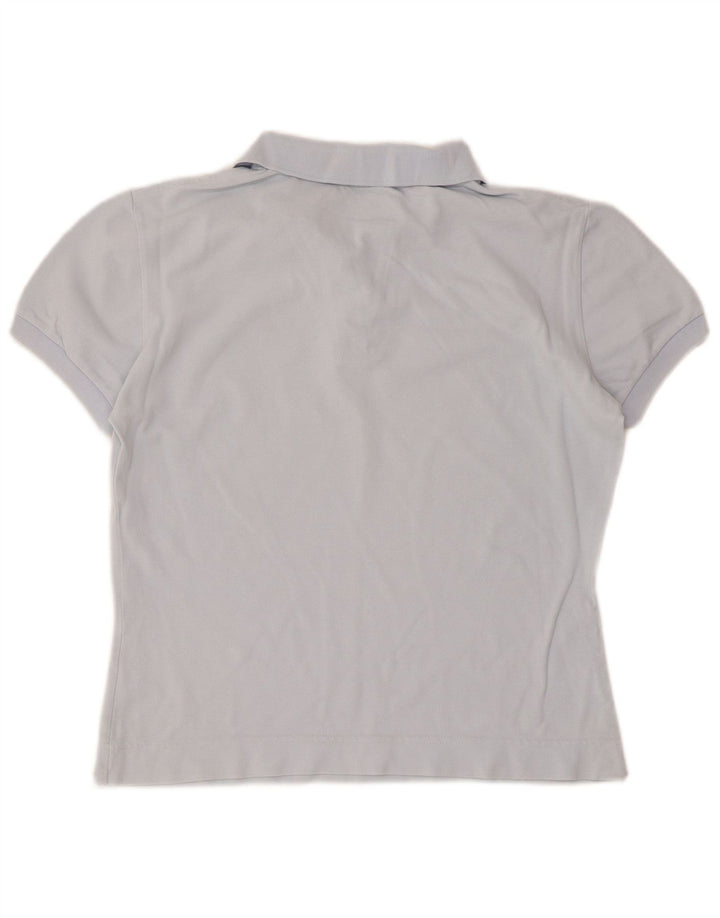 Lacoste Γυναικείο πουκάμισο Polo Crop Μέγεθος 44 Μεγάλο Μπλε Βαμβακερό