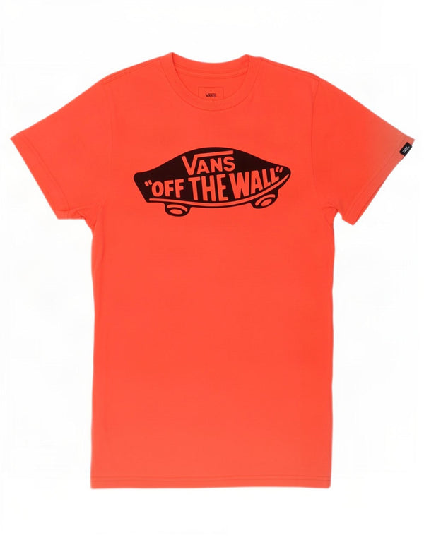 Ανδρικό γραφικό μπλουζάκι Vans Custom Fit Top XS Πορτοκαλί βαμβακερό