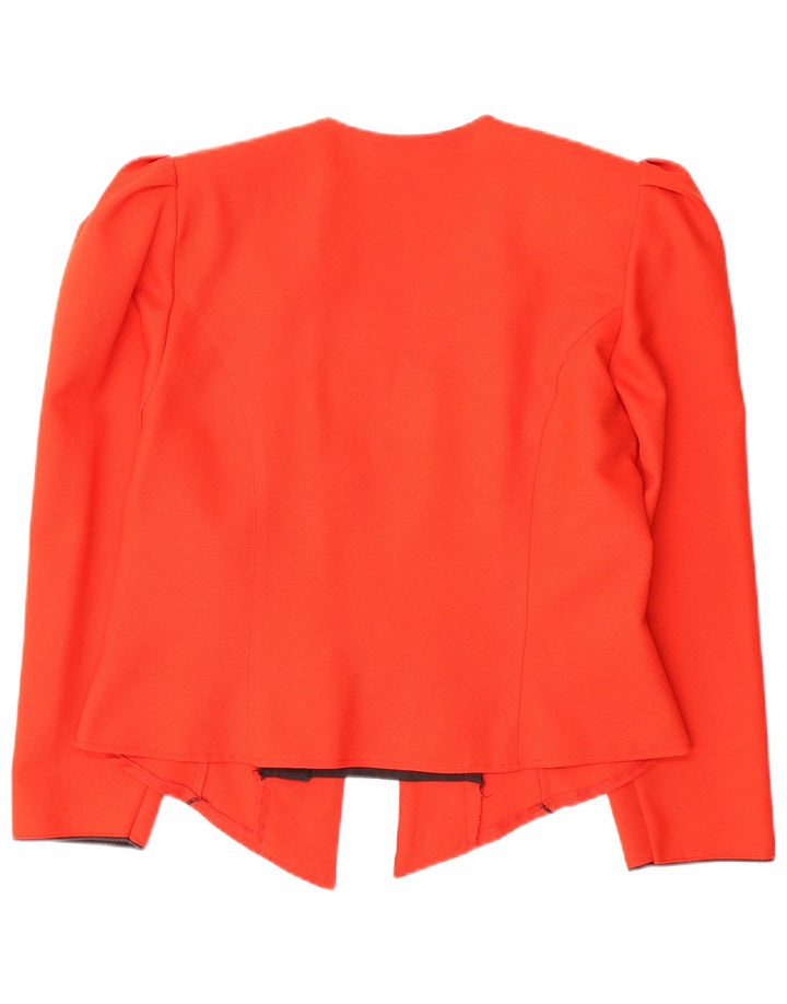 Vintage Γυναικείο Open Blazer Jacket IT 42 Medium Red Ride