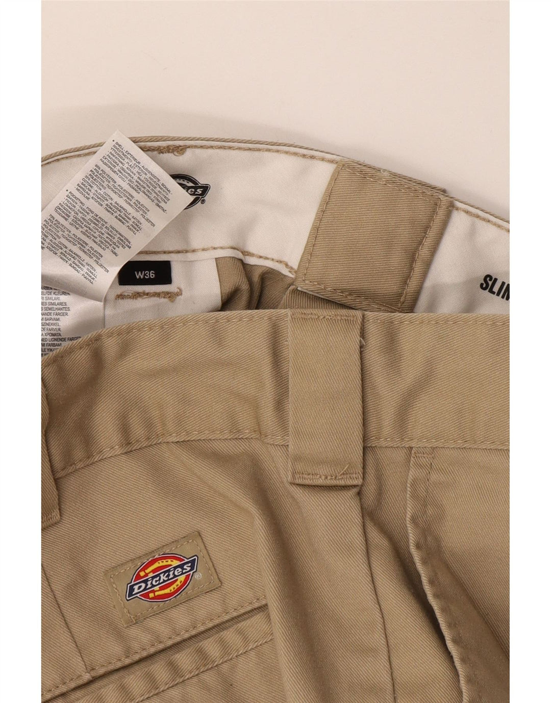 Ανδρικό σορτς Chino Dickies Slim Fit W36 Large Beige Polyester
