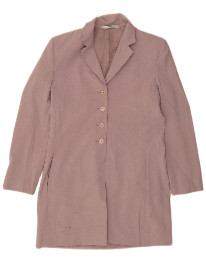 Marks & Spencer Γυναικείο Longline τζάκετ blazer UK 12 Medium Purple