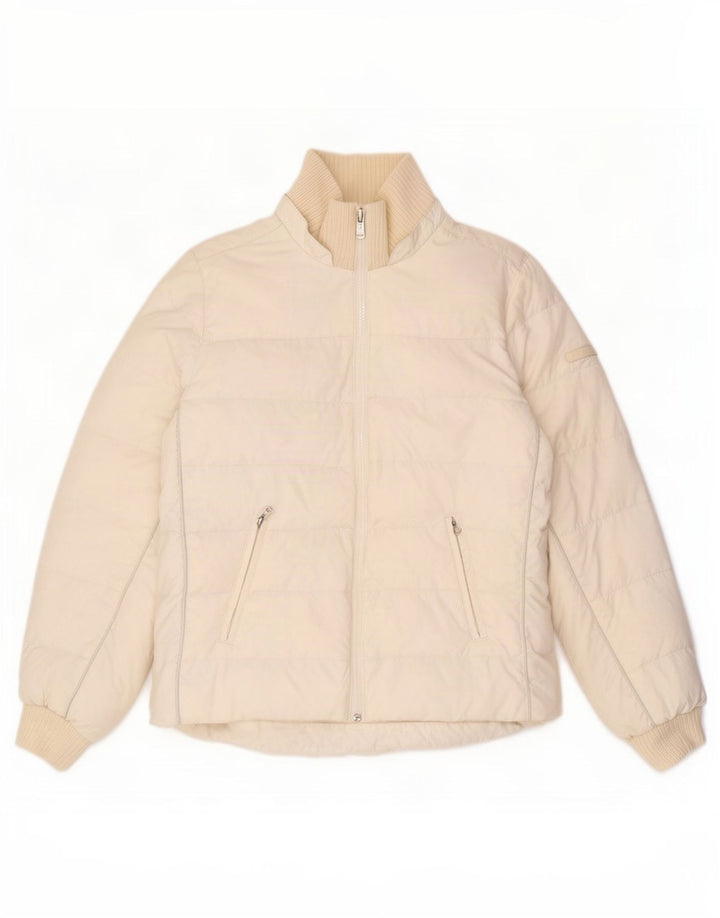 Champion Γυναικείο μπουφάν με επένδυση UK 10 Small White Polyamide