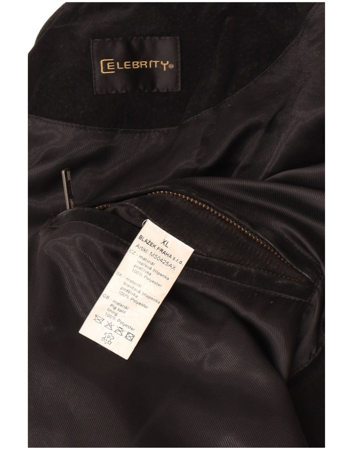 Vintage Ανδρικό Σουέντ Μπουφάν UK 42 XL Καφέ Δερμάτινο
