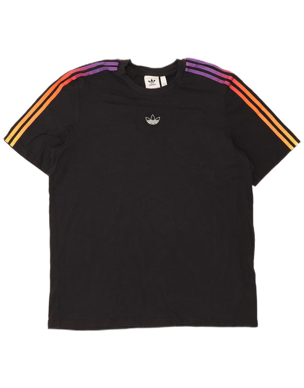 Ανδρικό T-Shirt ADIDAS Top XL Μαύρο βαμβακερό
