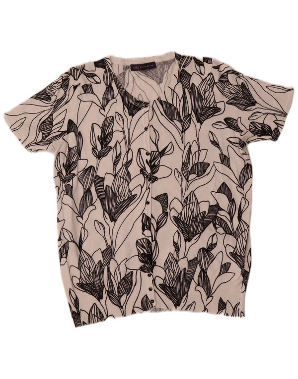 Marks & Spencer Γυναικεία Ζακέτα UK 16 Large Black Floral
