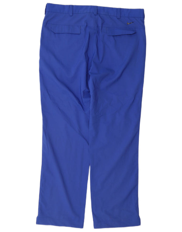 Ανδρικό ίσιο παντελόνι Chino Nike Dri Fit W34 L32 Μπλε πολυεστέρας