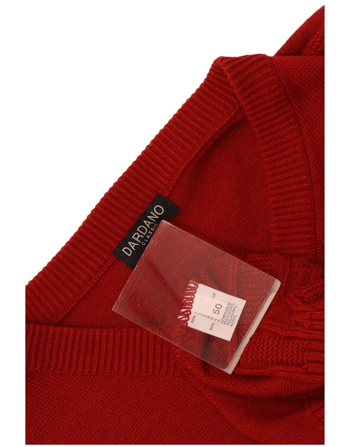 Dardano Ανδρικό Γιλέκο Tank Top IT 50 Μεσαίο Κόκκινο Βαμβακερό