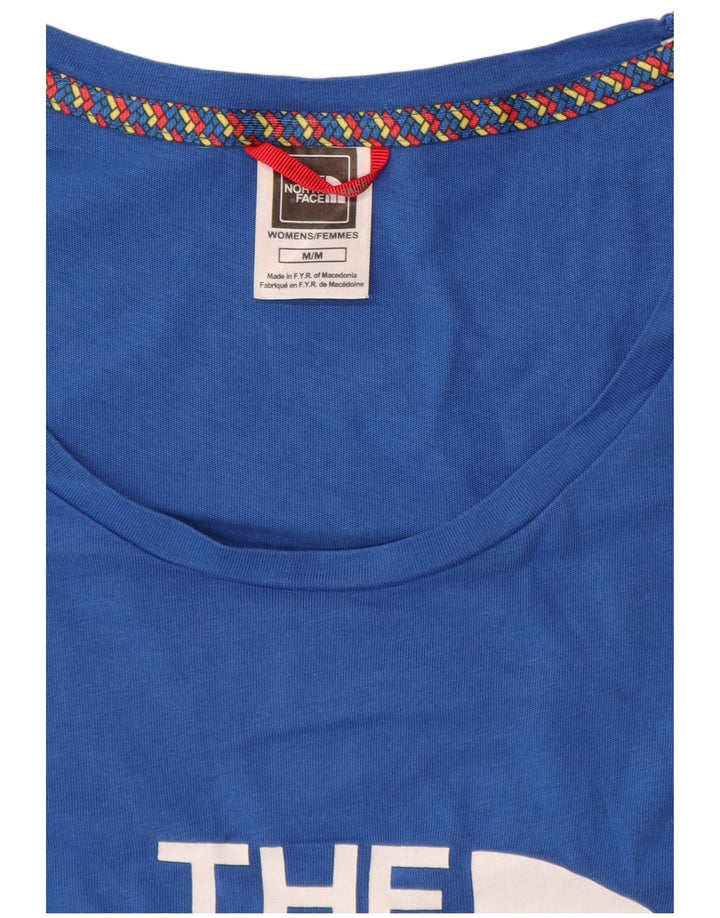 The North Face Γυναικείο γραφικό T-Shirt Top UK 14 Medium Blue