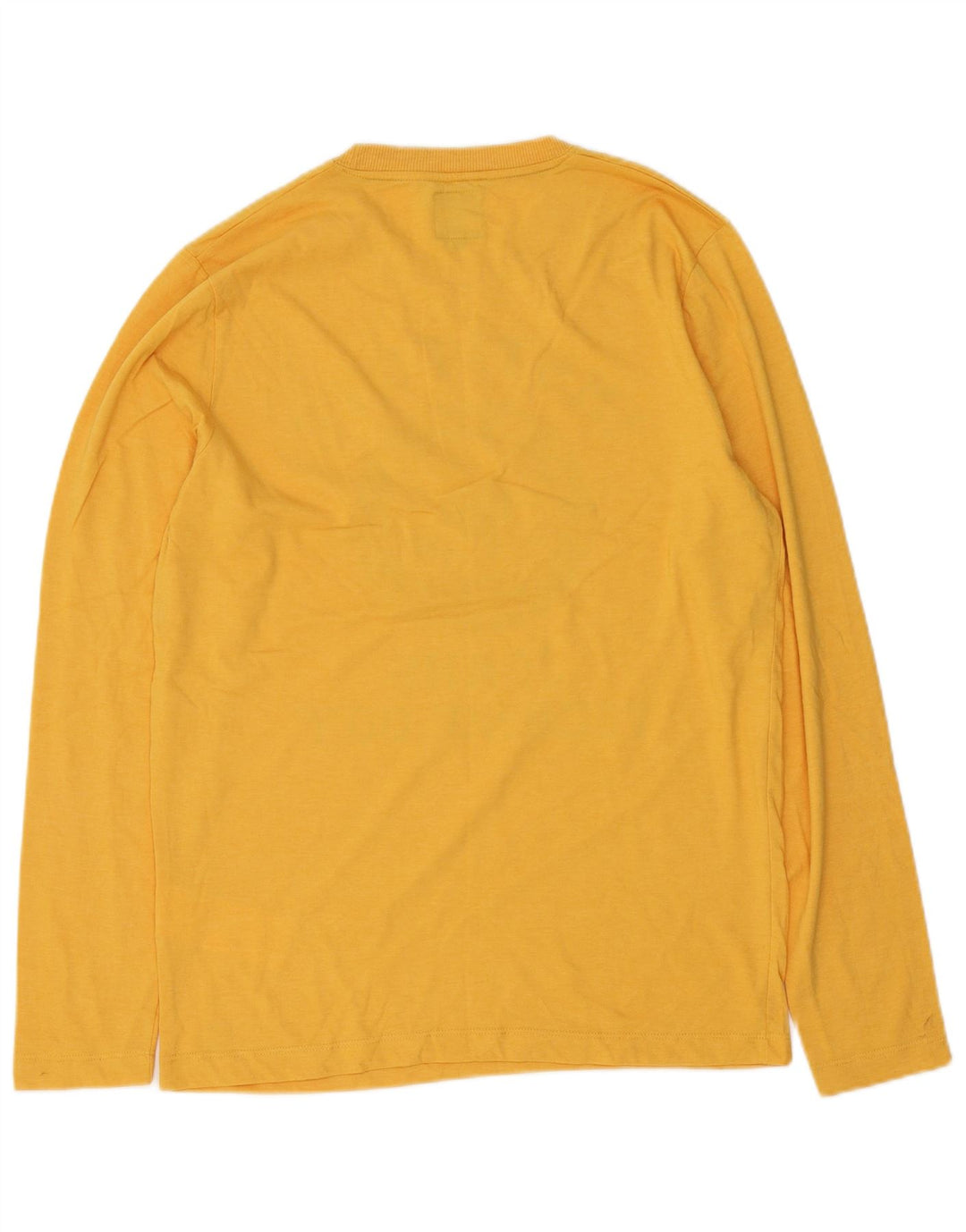 Jack & Jones Ανδρικό γραφικό μπλουζάκι μακρυμάνικο μεσαίο κίτρινο βαμβακερό