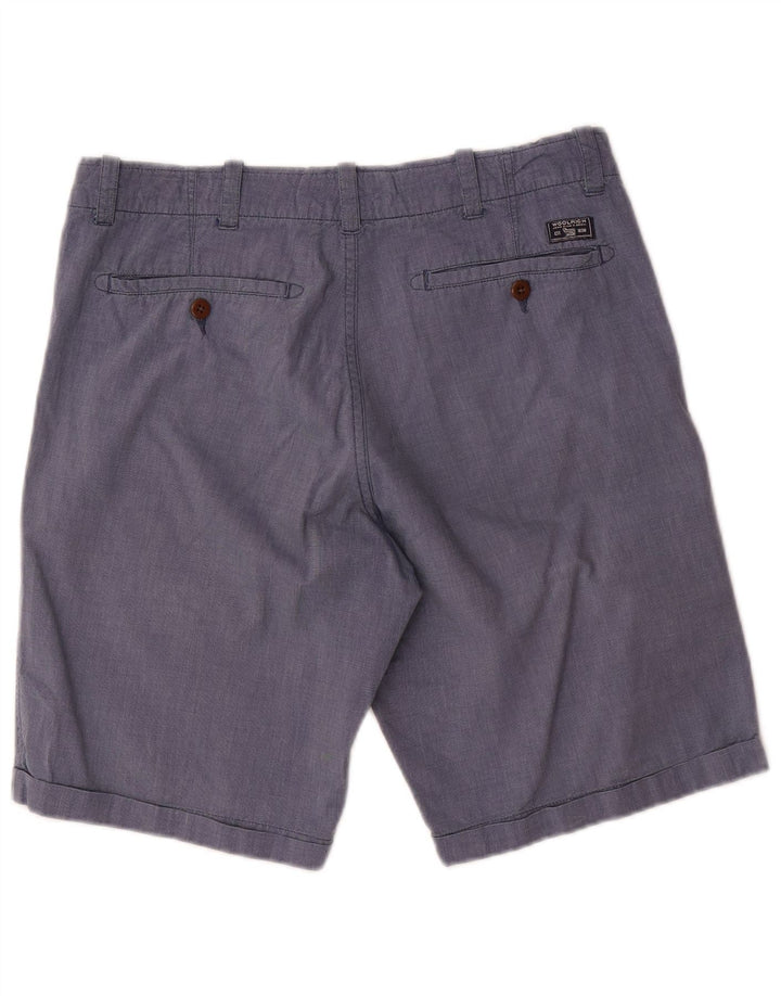 Ανδρικό σορτς chino Woolrich W31 μεσαίο μπλε βαμβακερό