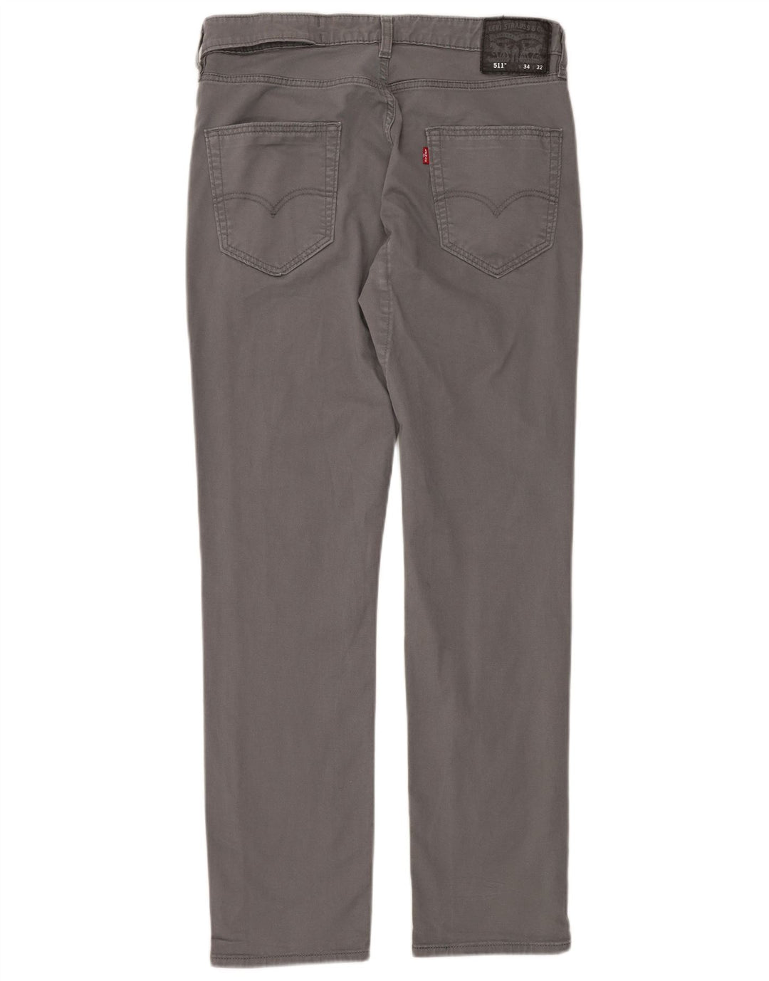 LEVI'S Ανδρικό παντελόνι Chino 511 Slim W34 L32 Γκρι βαμβακερό