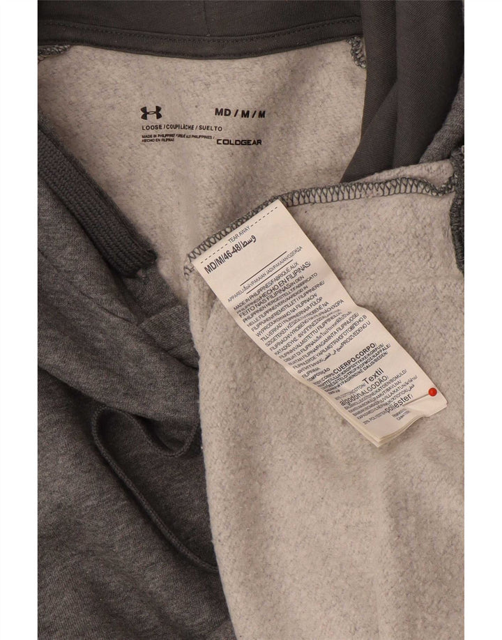 Ανδρικό Under Armour Cold Gear Hoodie Jumper Μεσαίο γκρι βαμβακερό