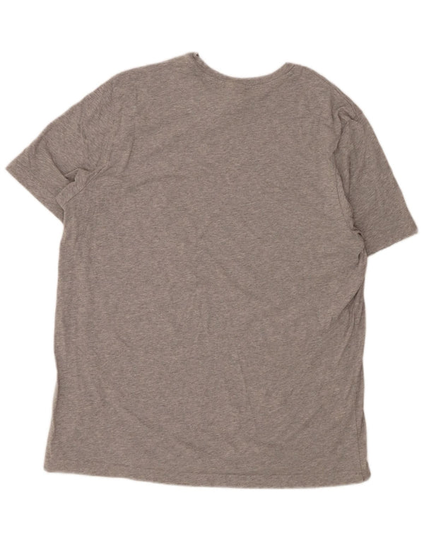 Ανδρικό γραφικό T-Shirt Reebok Top XL Γκρι βαμβακερό