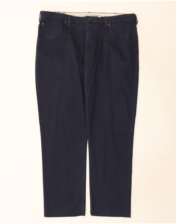 Lee Mens Brooklyn Straight Casual Παντελόνι W40 L29 Navy Blue Cotton