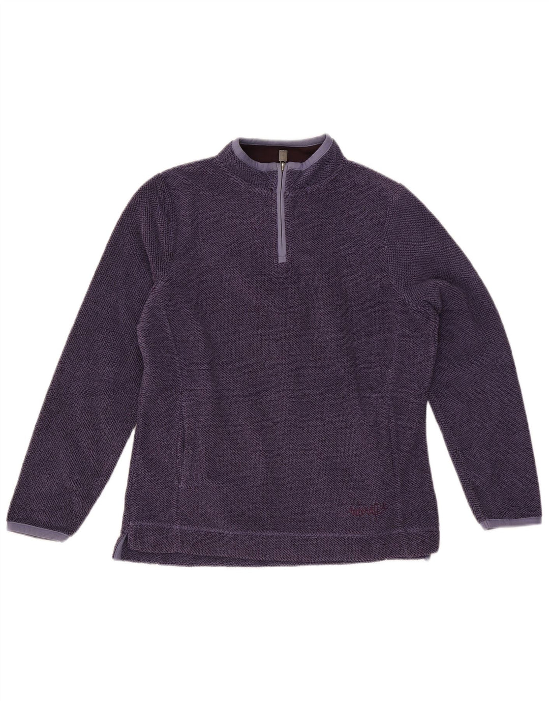 Weird Fish Γυναικεία φούτερ με φερμουάρ Jumper UK 12 Medium Purple Polyester