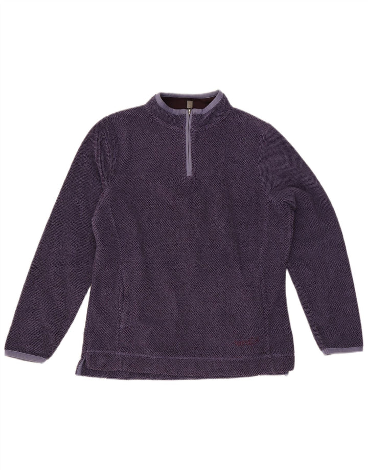 Weird Fish Γυναικεία φούτερ με φερμουάρ Jumper UK 12 Medium Purple Polyester