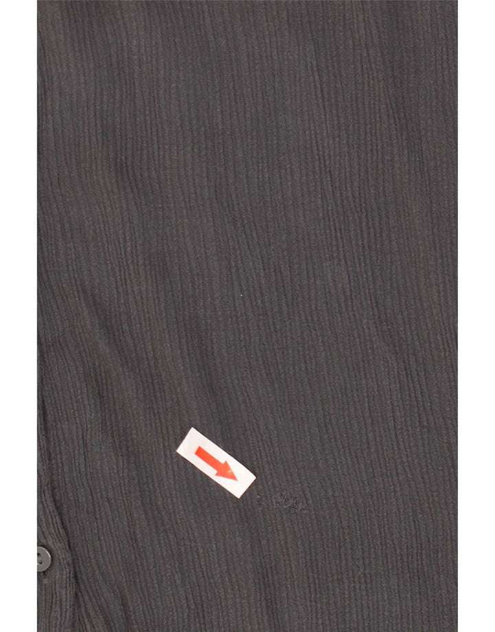 Zara Γυναικείο πουκάμισο 3/4 Μπλούζα UK 14 Medium Grey