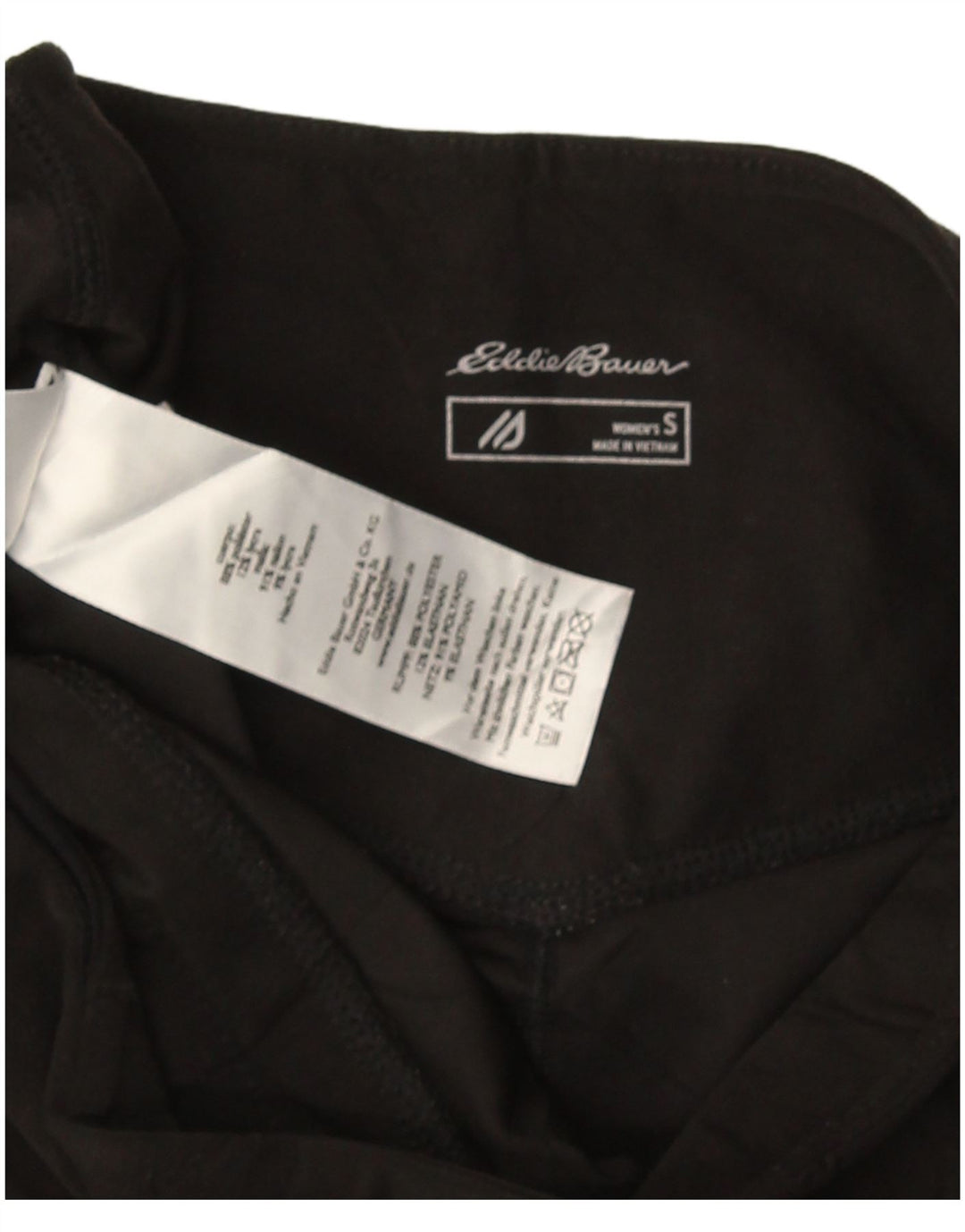 Eddie Bauer Γυναικεία κολάν Capri UK 10 Small Black Polyester