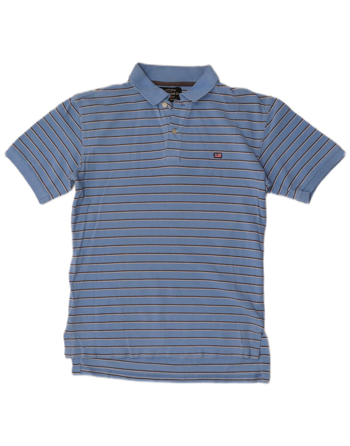 Ανδρικό μπλουζάκι πόλο Ralph Lauren μικρό μπλε ριγέ