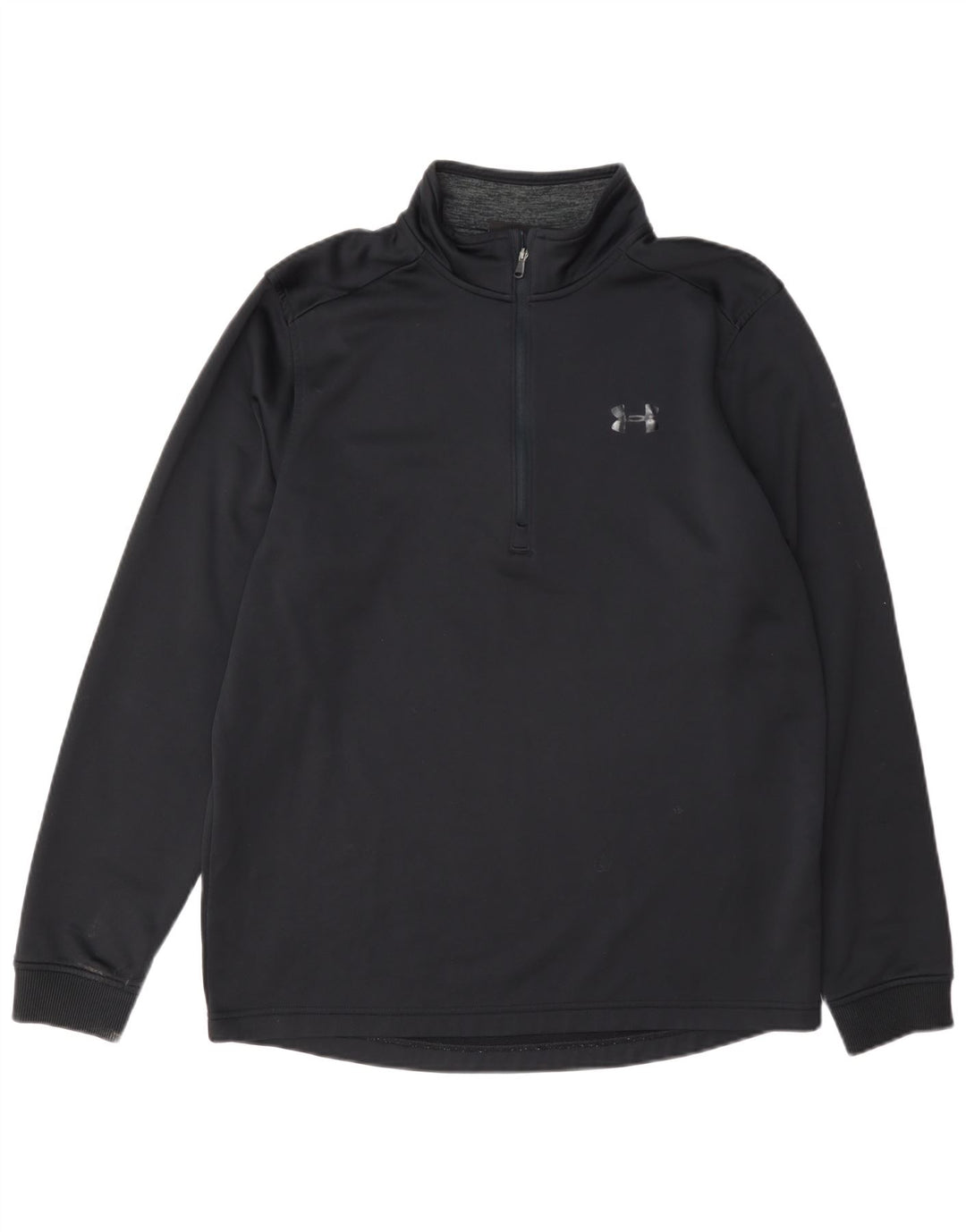 Ανδρική φόρμα Under Armour Cold Gear με φερμουάρ πουλόβερ στο επάνω μέρος Μεσαίο μαύρο