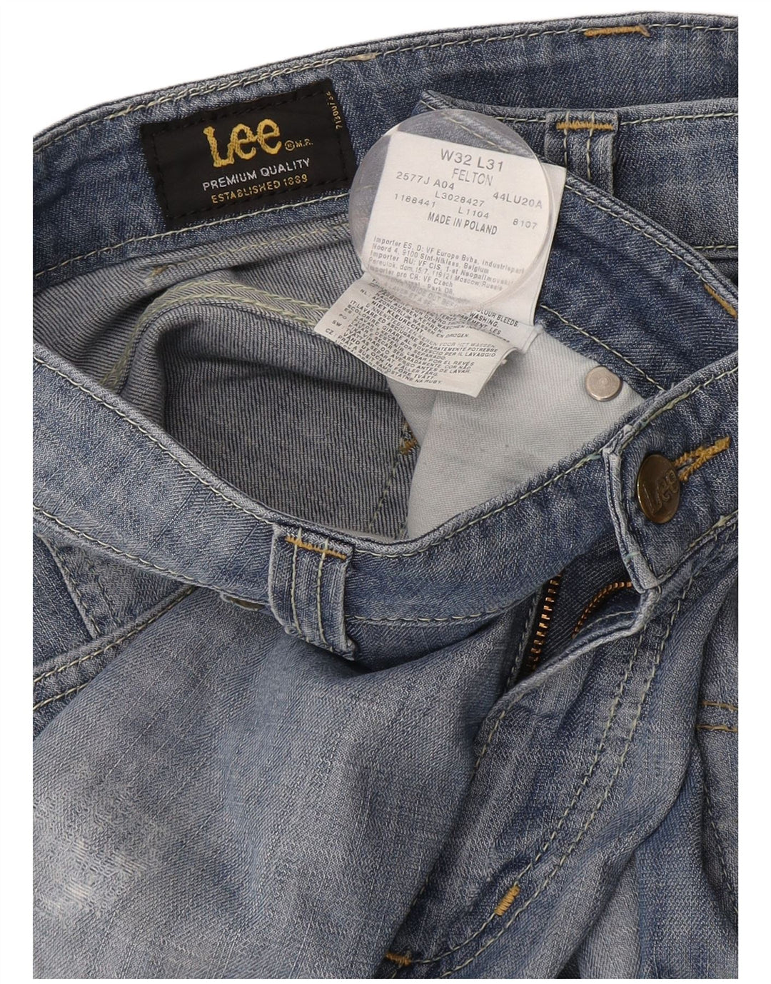 Γυναικείο Felton Flared Jeans LEE W32 L31 Blue Cotton