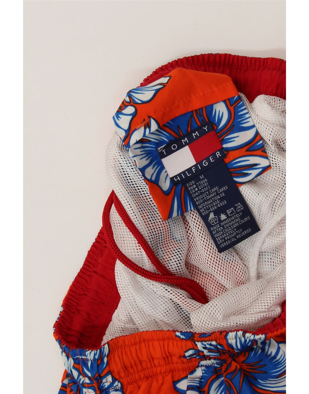 TOMMY HILFIGER Ανδρικό σορτς κολύμβησης μεσαίο πορτοκαλί Floral