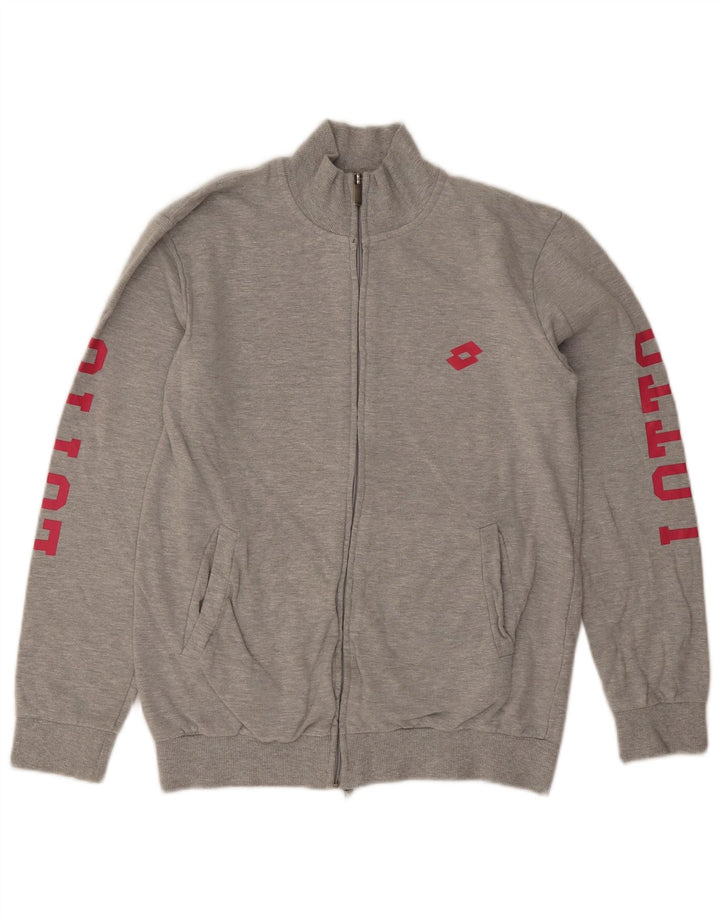 Γυναικεία αθλητική φόρμα Lotto Top Jacket UK 14 Μεσαίο γκρι βαμβακερό