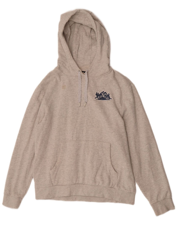 Mountain Warehouse Γυναικείο Hoodie Jumper UK 14 Medium Grey Cotton