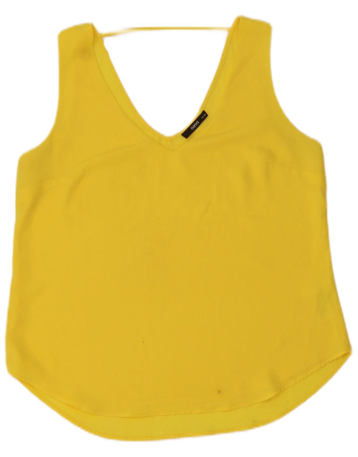 Γυναικεία αμάνικη μπλούζα Oasis Top UK 16 Large Yellow Polyester
