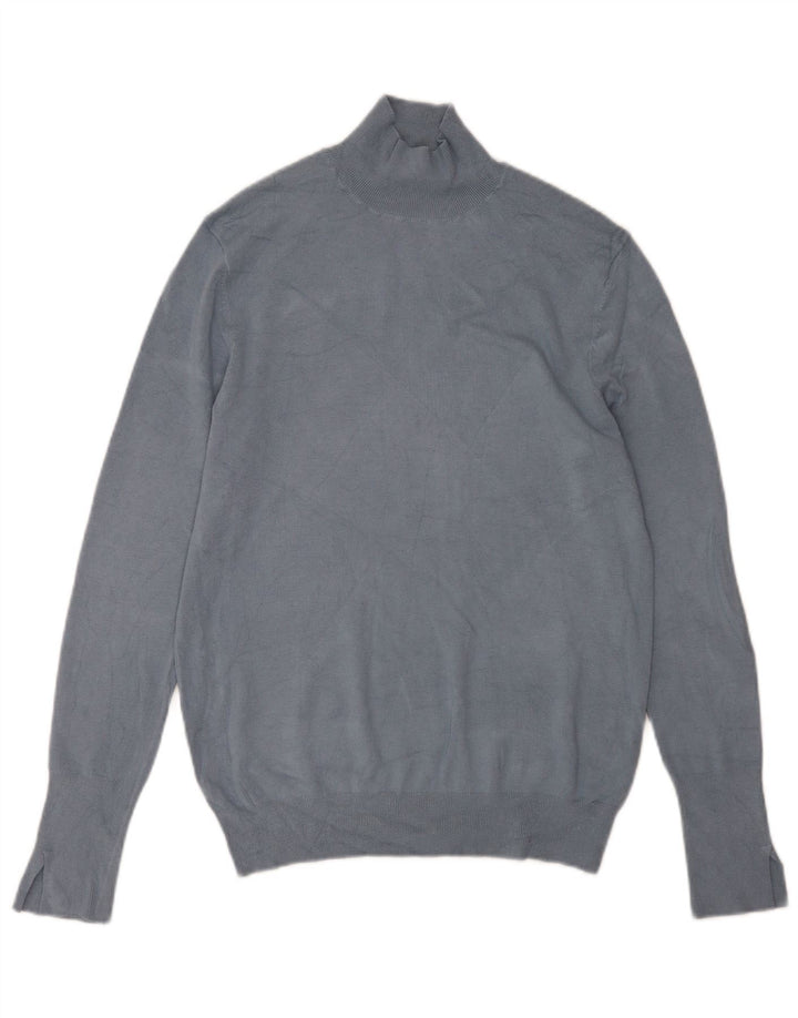 Zara Γυναικείο πουλόβερ με λαιμό χελώνα UK 18 XL μπλε