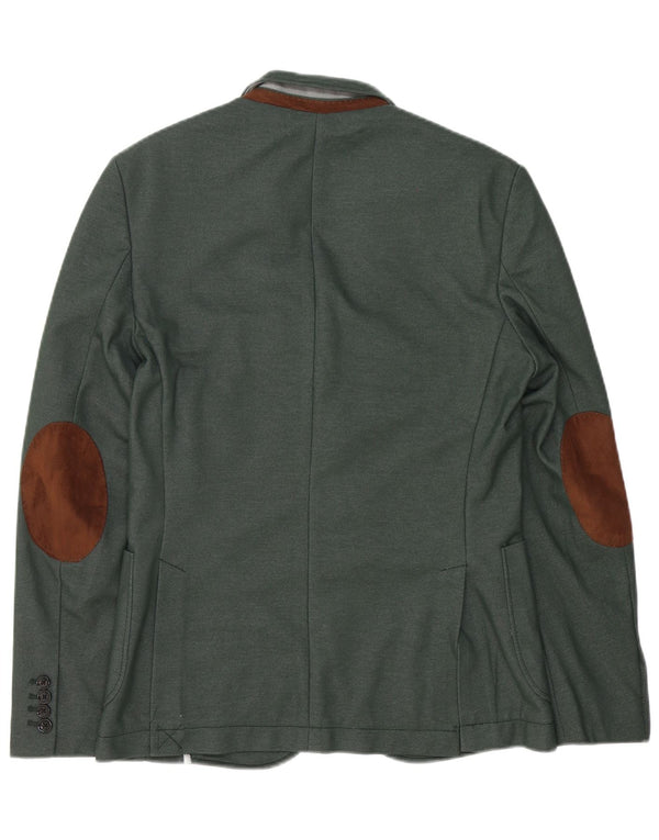 Zara Ανδρικό σακάκι σακάκι με 2 κουμπιά UK 38 Medium Green