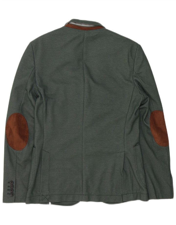 Zara Ανδρικό σακάκι σακάκι με 2 κουμπιά UK 38 Medium Green