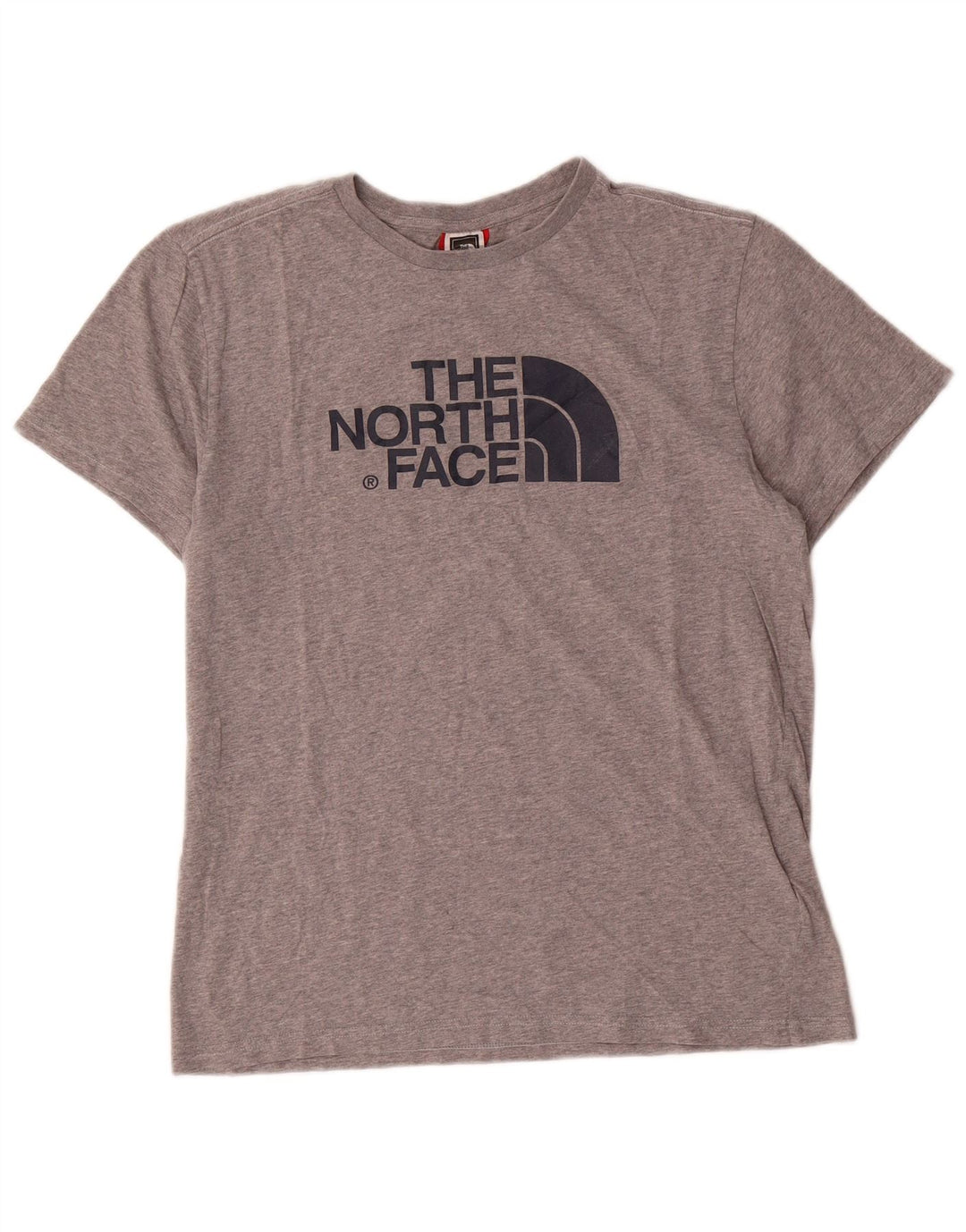 Ανδρικό γραφικό T-Shirt North Face Top από βαμβακερό μεσαίο γκρι χρώμα