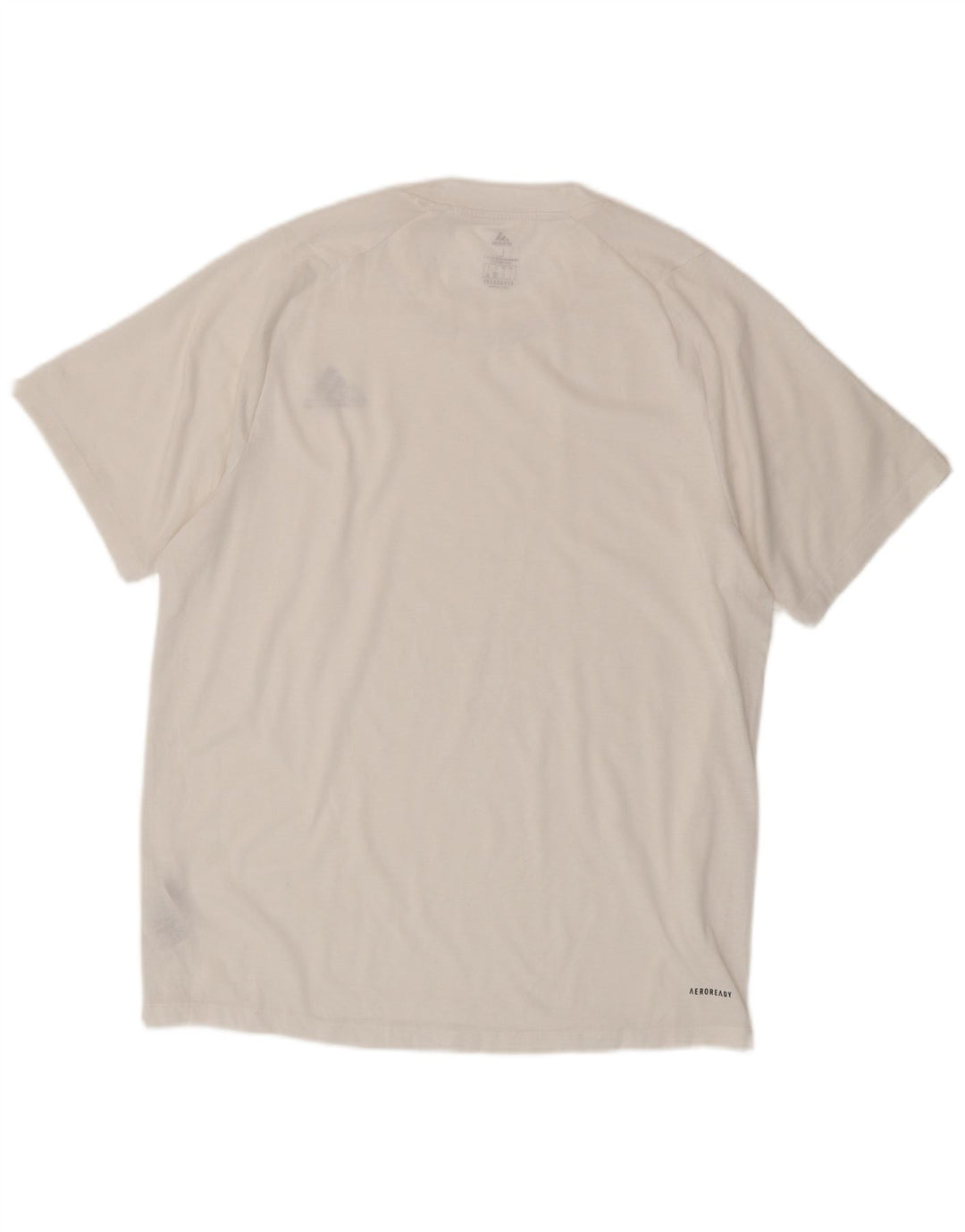 Adidas Ανδρικό T-Shirt Aeroready Top Large White Polyester